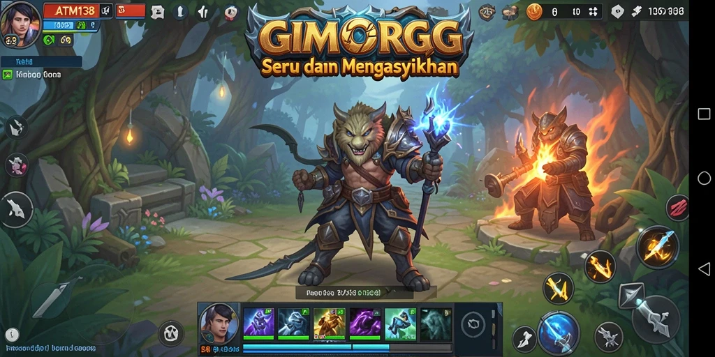Tampilan gameplay MMORPG ATM138 yang penuh aksi dan petualangan.