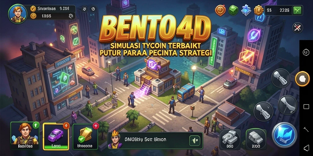 Tampilan gameplay BENTO4D yang menarik dan strategis.