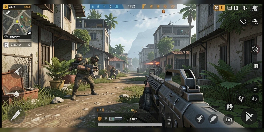 Tangkapan layar menunjukkan gameplay seru dalam CACOR78 dengan aksi mendebarkan.