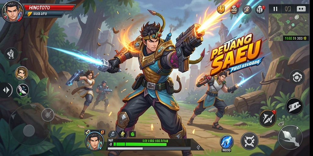 Tampilan gameplay HINOTOTO yang mendebarkan dan penuh aksi.