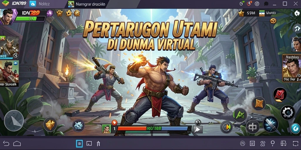 Tampilkan momen pertarungan epik dalam IDN789.