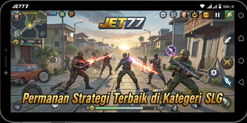 Tampilan menawan dari gameplay JET77 dengan strategi mendalam.