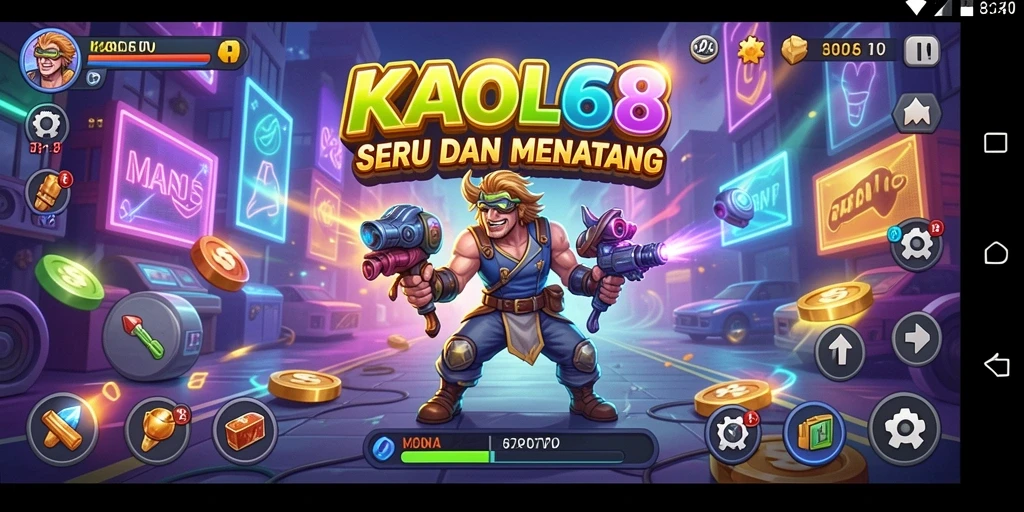 Tampilan menarik dan gameplay seru dari KAOL68.