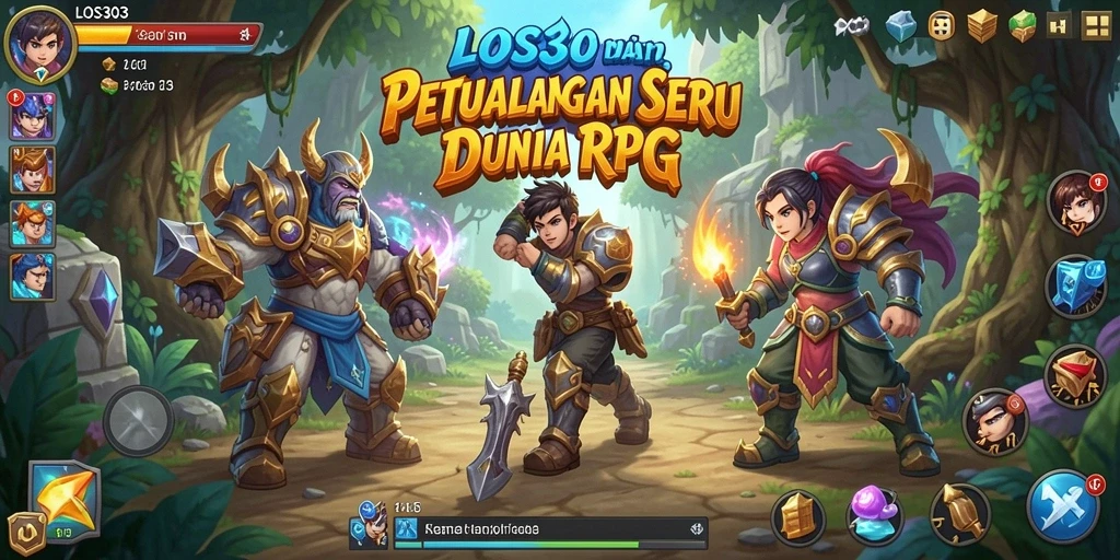 Screenshot gameplay LOS303 menampilkan pertarungan dinamis dan karakter yang mengesankan.
