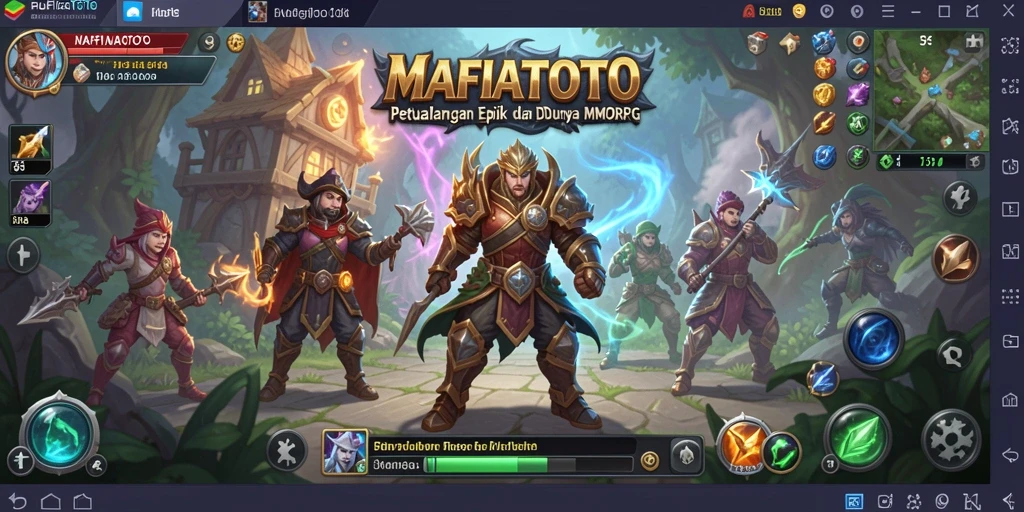 Tampilan menarik dari gameplay <strong>MAFIATOTO</strong> di dunia MMORPG.