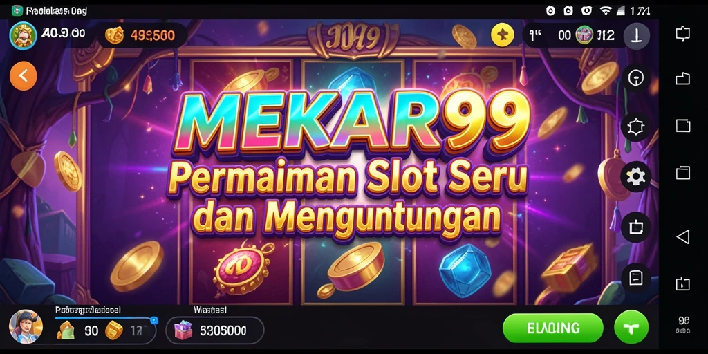 Tampilan gameplay MEKAR99 yang menarik dan seru.