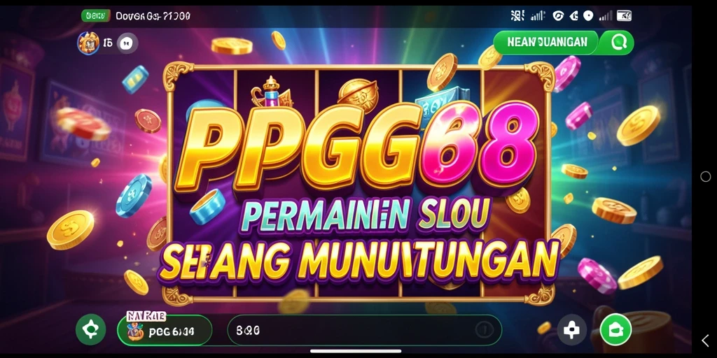 Screenshot gameplay PGG68 yang menunjukkan suasana seru saat bermain slot.