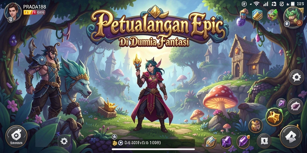 Tampilan gameplay seru dari PRADA188 di dunia fantasi yang menakjubkan.
