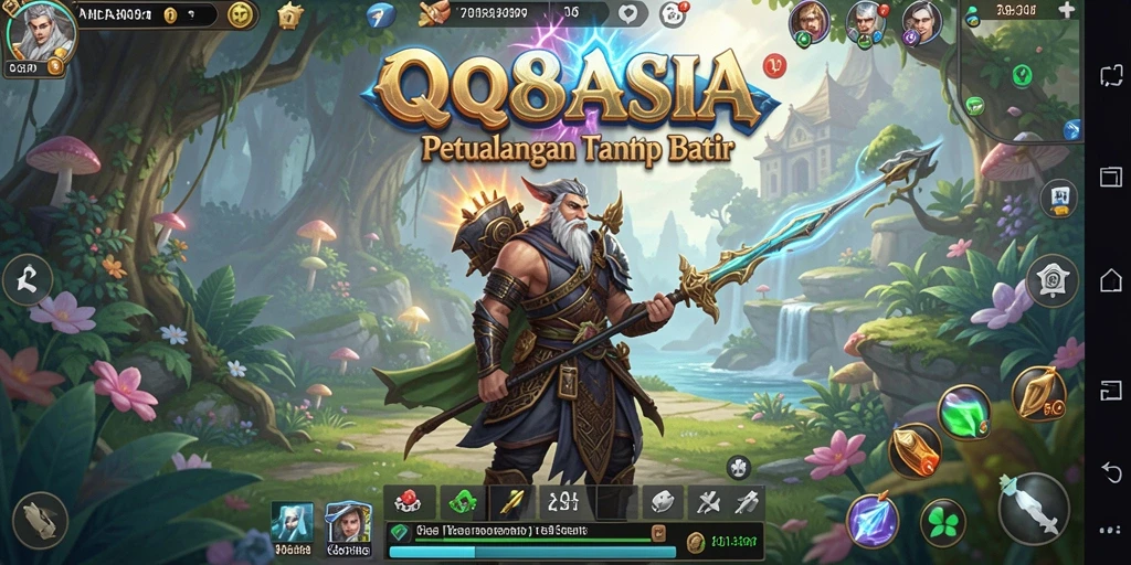 Tampilan gameplay QQ88ASIA yang mendebarkan dan penuh aksi RPG.