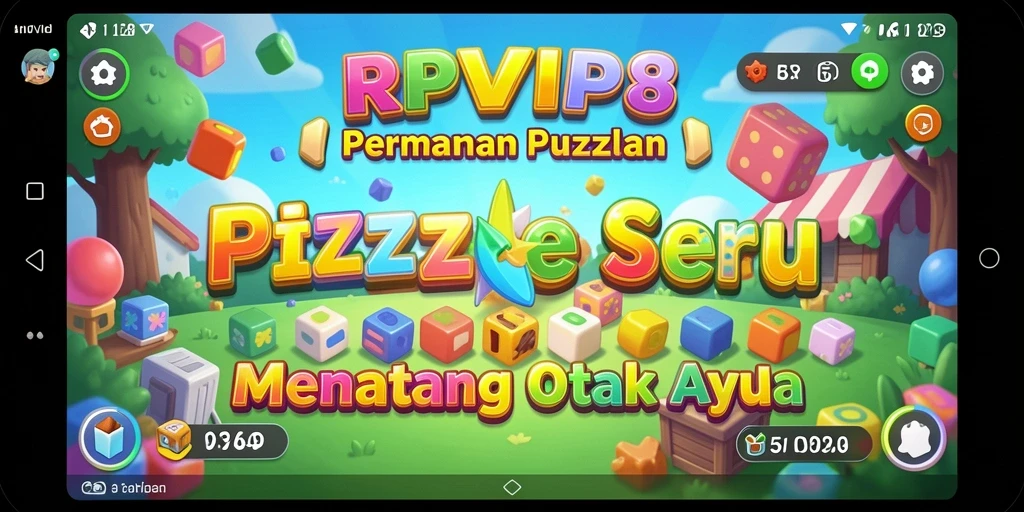Screenshot gameplay RPVIP8 menunjukkan tantangan puzzle yang menarik.