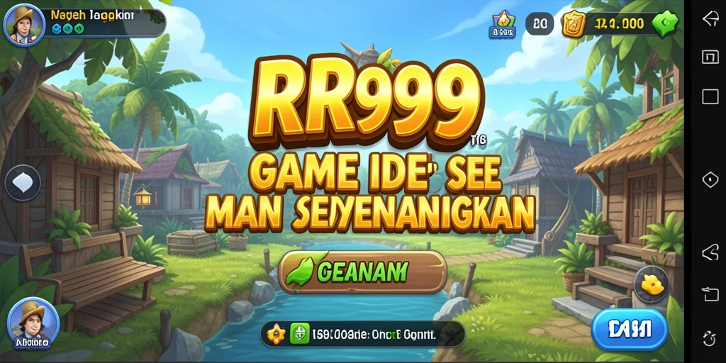 Screenshot utama RR999 menampilkan gameplay Idle yang menarik dan interaktif.