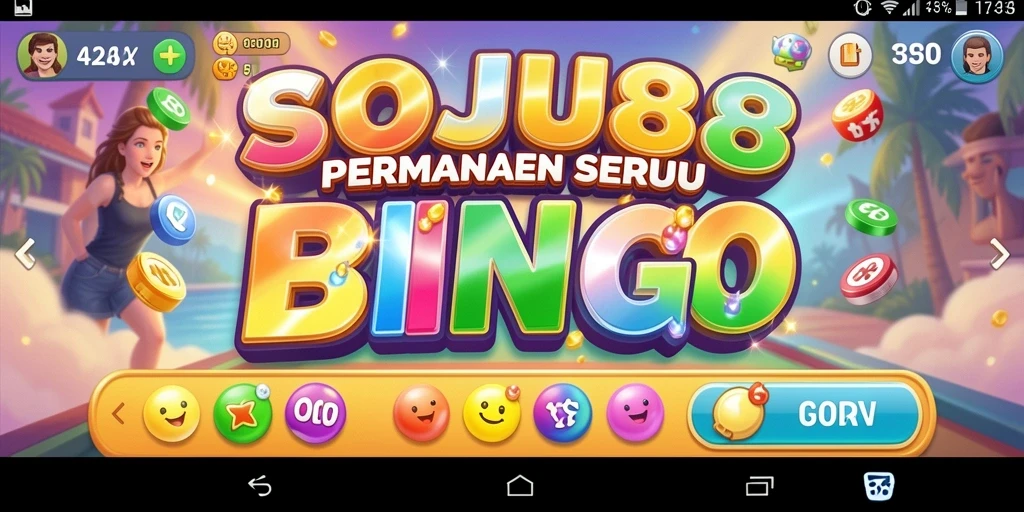 Tampilan menarik dari gameplay Bingo SOJU88 yang seru.