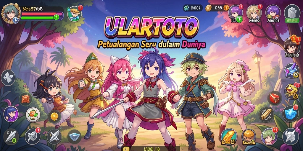 Gameplay ULARTOTO yang menarik dan penuh warna dalam dunia anime.