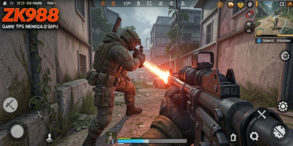 Tampilan gameplay seru dan menegangkan dari ZK988